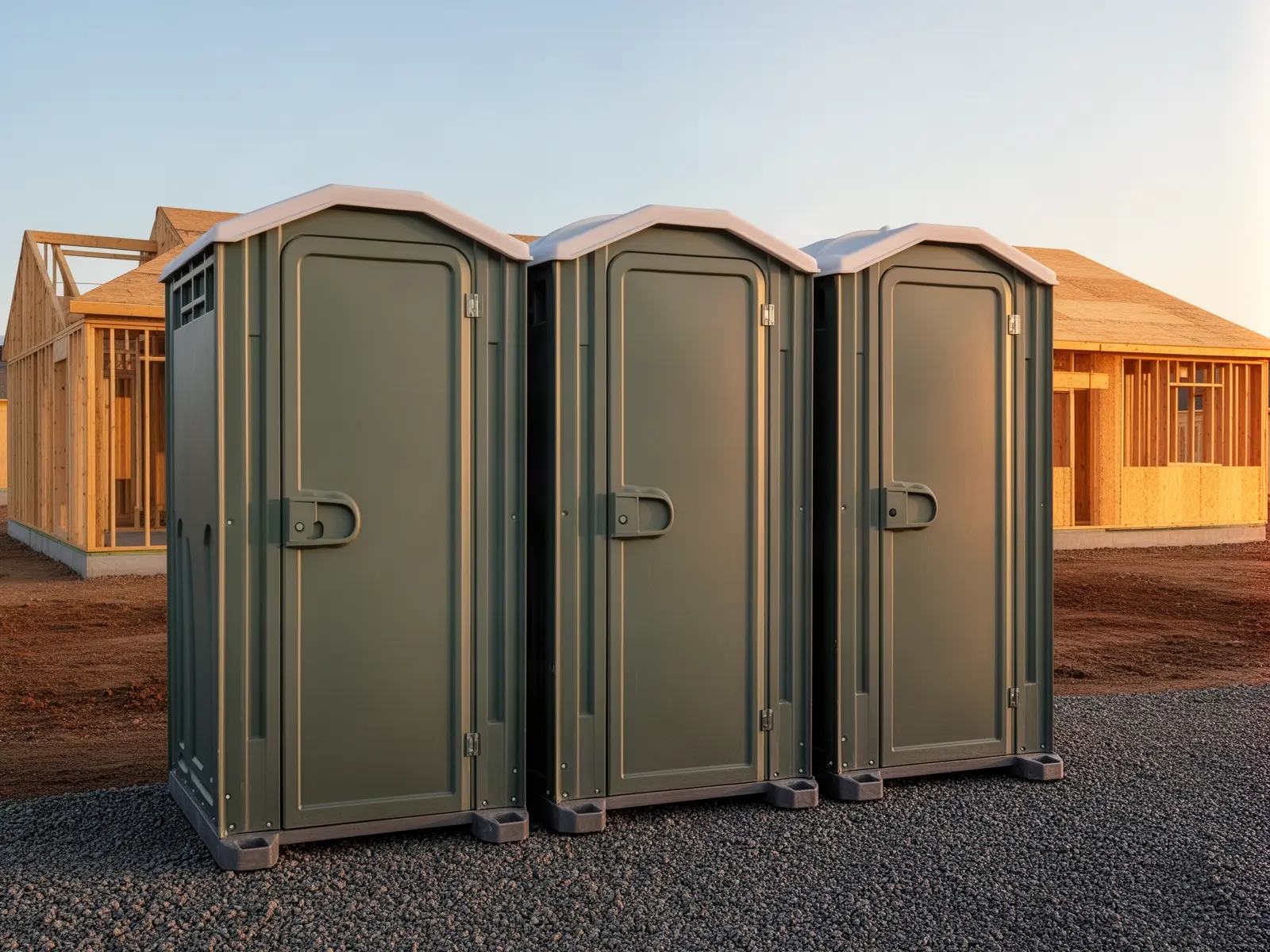 Clean porta potty unit from Cowan & Brenner Porta Potties LLC in Jacksonville, FL